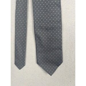 Hart Schaffner Marx Tie Mens One Size Blue Geometric Silk Necktie Classic Italy